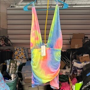 Vibrant Multicolor Mini Dress